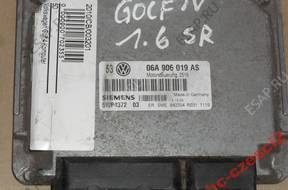 AHC2 VW GOLF IV 1.6 БЛОК УПРАВЛЕНИЯ ДВИГАТЕЛЕМ 06A906019AS