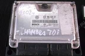 ALHAMBRA MK2 tdi 115 КОМПЛЕКТ ЗАЖИГАНИЯ БЛОК УПРАВЛЕНИЯ