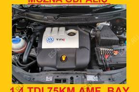 AMF BAY двигатель комплектный 1.4 tdi 75km polo 9n 2003