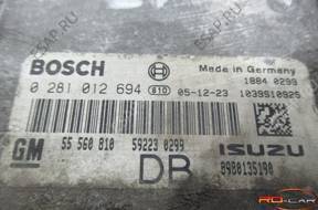 ASTRA H III 1.7 CDTI БЛОК УПРАВЛЕНИЯ ДВИГАТЕЛЕМ 55560810