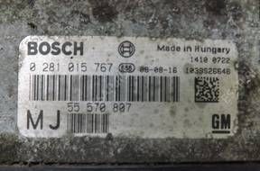 ASTRA H ZAFIRA B 1.9 БЛОК УПРАВЛЕНИЯ ДВИГАТЕЛЕМ 55570807 MJ