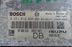 ASTRA III H 1.7 CDTI БЛОК УПРАВЛЕНИЯ ДВИГАТЕЛЕМ 0281012694