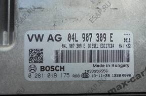 AUD VW 1,6 TDI БЛОК УПРАВЛЕНИЯ ДВИГАТЕЛЕМ 04L907309E