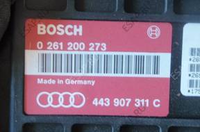AUDI 80 B4 2.0 БЛОК УПРАВЛЕНИЯ ДВИГАТЕЛЕМ 0261200273