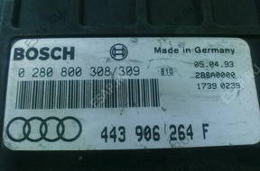 AUDI 80 B4 2.3 БЛОК УПРАВЛЕНИЯ ДВИГАТЕЛЕМ 443906264F