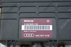 Audi 80 B4 БЛОК УПРАВЛЕНИЯ ДВИГАТЕЛЕМ 2.0 Bosch 8A0907311B