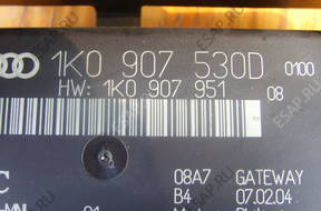 AUDI 8P0 A3 VW МОДУЛЬ STEROWANIA GATEWAY 1K0907530D