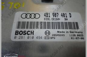 AUDI A 6 C 5 БЛОК УПРАВЛЕНИЯ  4B1907401D  2,5 TDI AYM