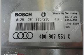 AUDI A 8 БЛОК УПРАВЛЕНИЯ 4D0907551C 2.8 V 6  D2  94-1999 год