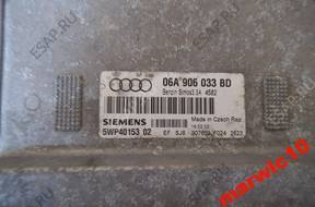 AUDI A3 1.6 8V БЛОК УПРАВЛЕНИЯ ДВИГАТЕЛЕМ 06A906033BD БЕЗ КОДА