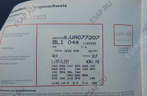 AUDI A3 1.6 AEH 74KW двигатель SUPEK
