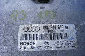 AUDI A3 1.8 БЛОК УПРАВЛЕНИЯ ДВИГАТЕЛЕМ 06A906018AK