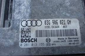 AUDI A3 2.0TDi БЛОК УПРАВЛЕНИЯ ДВИГАТЕЛЕМ  03G906021GN