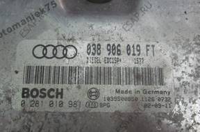 AUDI A3 8L 02 1.9 TDI 5D БЛОК УПРАВЛЕНИЯ ДВИГАТЕЛЕМ