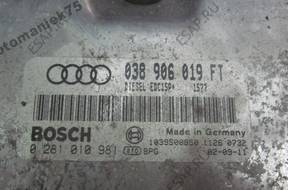 AUDI A3 8L 02 1.9 TDI 5D БЛОК УПРАВЛЕНИЯ ДВИГАТЕЛЕМ