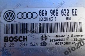 AUDI A3 8L 1.8 APG БЛОК УПРАВЛЕНИЯ ДВИГАТЕЛЕМ 06A906032EE