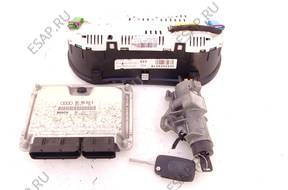 AUDI A3 8L 1.8 V5 БЛОК УПРАВЛЕНИЯ КОМПЛЕКТ 0261206906