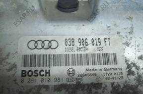 AUDI A3 8L GOLF БЛОК УПРАВЛЕНИЯ ДВИГАТЕЛЕМ 038906019FT ASZ