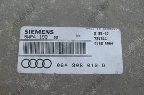 AUDI A3 8L GOLF БЛОК УПРАВЛЕНИЯ ДВИГАТЕЛЕМ 1.6 06A906019D