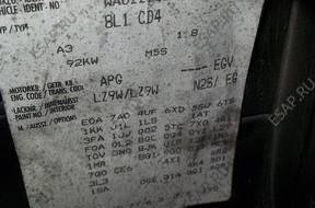 AUDI A3 8L GOLF IV двигатель 1.8 APG ANGLI комплектный