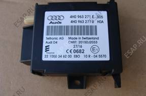 AUDI A3 A6 A7 A8 Q7 БЛОК УПРАВЛЕНИЯ WEBASTO 4H0963271E