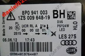 AUDI A3 S3 8P REFLEKTOR LEWY XENON 8P0941003BH