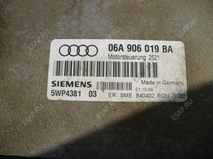 Audi A3 vw 1,6 06A906019BA