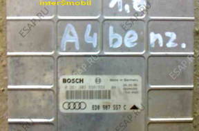 AUDI A4 1,8  БЛОК УПРАВЛЕНИЯ BOSCH 0261 203 938/939