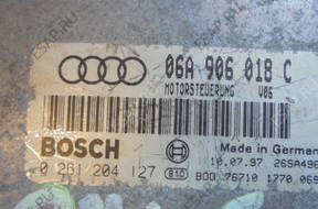 AUDI A4 1.8 БЛОК УПРАВЛЕНИЯ 06A906018C 0261204126/127