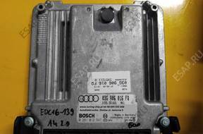 AUDI A4 2.0 03G906016FQ 0281012547 EDC16-139 dopis