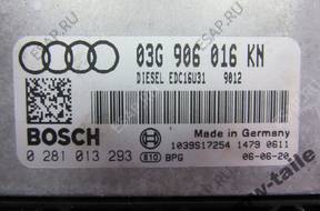 AUDI A4 2.0 TDI БЛОК УПРАВЛЕНИЯ ДВИГАТЕЛЕМ 03G906016KN