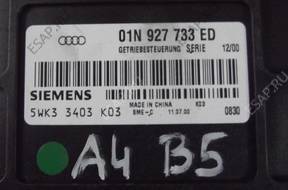 Audi A4 B5 1.8 БЛОК УПРАВЛЕНИЯ КПП 01N927733ED