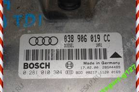 AUDI A4 B5 1.9 TDI БЛОК УПРАВЛЕНИЯ O38906019CC