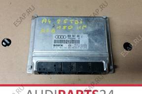 Audi A4 B5 БЛОК УПРАВЛЕНИЯ ДВИГАТЕЛЕМ 8D0907401J 0281001942