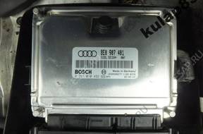 AUDI A4 B6  2,5 TDI 8E0907401 БЛОК УПРАВЛЕНИЯ ДВИГАТЕЛЕМ