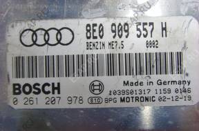 AUDI A4 B6 2.0 ALT БЛОК УПРАВЛЕНИЯ ДВИГАТЕЛЕМ 8E0909557H