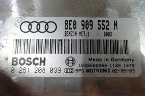 AUDI A4 B6 2.4 V6 БЛОК УПРАВЛЕНИЯ ДВИГАТЕЛЕМ 8E0909552N