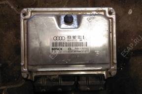 AUDI A4 B6 3.0 V6 ASN БЛОК УПРАВЛЕНИЯ ДВИГАТЕЛЕМ 8E0907551B