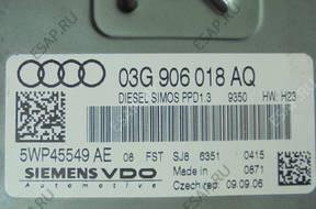 AUDI A4 B7 2.0 TDI БЛОК УПРАВЛЕНИЯ 03G906018AQ 5WP45549AE