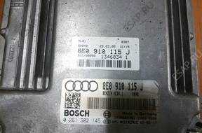 AUDI A4 B7 2.0 TFSI BGB БЛОК УПРАВЛЕНИЯ  8E0910115J