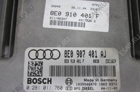 AUDI A4 B7 3.0 TDI БЛОК УПРАВЛЕНИЯ ДВИГАТЕЛЕМ 8E0907401AJ