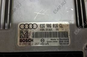 AUDI A4 B7 БЛОК УПРАВЛЕНИЯ 2.0 TDI 03G906016CL 0281012267