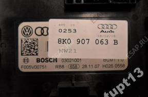 AUDI A4 БЛОК УПРАВЛЕНИЯ МОДУЛЬ KOMFORTU 8K0907063B