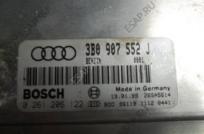 AUDI A4 PASSAT B5 БЛОК УПРАВЛЕНИЯ Silni BOSCH 3B0907552J