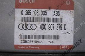 AUDI A6 C4 БЛОК УПРАВЛЕНИЯ ABS 0265108005 4D0907379D