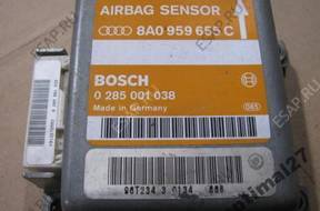 AUDI A6 C4 БЛОК УПРАВЛЕНИЯ ПОДУШЕК 0285001038