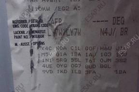 AUDI A6 C5 1999 год двигатель AFB AKN A6 C5 2.5DTI 150KM