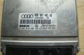 audi a6 c5 2,5 БЛОК УПРАВЛЕНИЯ ДВИГАТЕЛЕМ 4b0907401ad