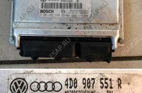 AUDI A6 C5 2,8 V6 БЛОК УПРАВЛЕНИЯ 4D0907551 год, 0261204690