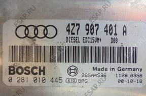 AUDI A6 C5 2.5 TDI ALLROAD БЛОК УПРАВЛЕНИЯ 4Z7907401A